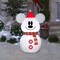 3.5' Gemmy Airblown Inflatable Disney Mickey Mouse As Snowman w/ Santa Hat Yard Decoration 117565